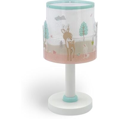 Dalber Kinder Tischlampe Nachttischlampe Nachtlicht Loving Deer Reh, 61271N, G4-4W LED Glühbirne enthalten, Rosa Dalber Kinder Tischlampe Nachttischlampe Nachtlicht Loving Deer Reh, 61271N, G4-4W LED Glühbirne enthalten, Rosa