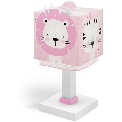 Dalber Kinder Tischlampe Baby Jungle Rosa Dschungeltiere 63111NS G4 LED Dalber Kinder Tischlampe Baby Jungle Rosa Dschungeltiere 63111NS G4 LED