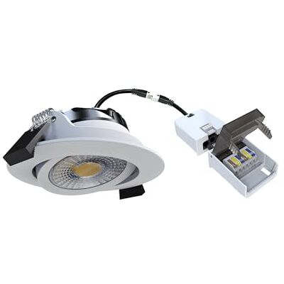 Dotlux LED-Downlight CIRCLEmini-flat 6W 2700K/3000/4000K COLORselect Weiß Dotlux LED-Downlight CIRCLEmini-flat 6W 2700K/3000/4000K COLORselect Weiß