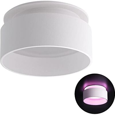 SSC-LUXon Sudara Design Deckenleuchte Sudara weiß mit indirektem Licht mit WLAN LED RGB CCT Strahler kompatibel mit Alexa, Siri & Google SSC-LUXon Sudara Design Deckenleuchte Sudara weiß mit indirektem Licht mit WLAN LED RGB CCT Strahler kompatibel mit Alexa, Siri & Google