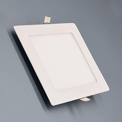 Maxkomfort LED Panel 12W warmweiß quadratisch Deckenleuchte Einbaustrahler Deckenleuchte Spot Einbauspot ULTRASLIM Slim flach Weiß Lampe Leuchte Maxkomfort LED Panel 12W warmweiß quadratisch Deckenleuchte Einbaustrahler Deckenleuchte Spot Einbauspot ULTRASLIM Slim flach Weiß Lampe Leuchte