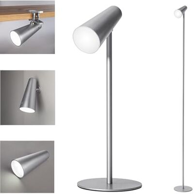 SONNENKERZE 5 IN 1 LED AKKU-MULTIFUNKTIONSLAMPE DIMMBAR TISCHLEUCHTE STANDLEUCHTE TASCHENLAMPE CLIPLEUCHTE KLEMMLEUCHTE TAGESLICHTLEUCHTE (silber) SONNENKERZE 5 IN 1 LED AKKU-MULTIFUNKTIONSLAMPE DIMMBAR TISCHLEUCHTE STANDLEUCHTE TASCHENLAMPE CLIPLEUCHTE KLEMMLEUCHTE TAGESLICHTLEUCHTE (silber)