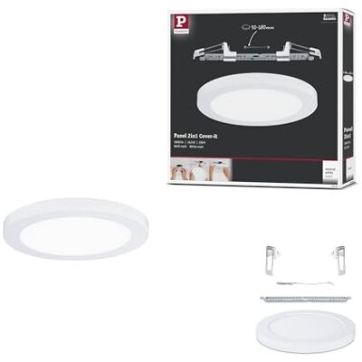 Paulmann LED Einbaupanel 2in1 Cover-it 16,5W 4000K Weiß matt Flächiges Licht für Decke und Wand, IP23, sehr flacher Aufbau, gleichmäßige Lichtverteilung Paulmann LED Einbaupanel 2in1 Cover-it 16,5W 4000K Weiß matt Flächiges Licht für Decke und Wand, IP23, sehr flacher Aufbau, gleichmäßige Lichtverteilung