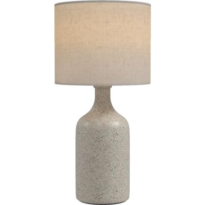 HOMCOM Tischlampe Tischleuchte Vintage Keramiksockel Sandfarben+Beige Nachttischlampe, Schreibtischlampe, Polyesterschirm, Wippschalter, Leselampe mit E27 Fassung, für Schlafzimmer Wohnzimmer HOMCOM Tischlampe Tischleuchte Vintage Keramiksockel Sandfarben+Beige Nachttischlampe, Schreibtischlampe, Polyesterschirm, Wippschalter, Leselampe mit E27 Fassung, für Schlafzimmer Wohnzimmer