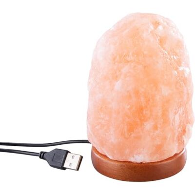Lunartec Salzkristalllampe: Kleine LED-Salzkristall-Lampe mit USB-Betrieb, 700-900 g (Steinsalzlampe, Salzlampe Nachtlicht, Salzstein) Lunartec Salzkristalllampe: Kleine LED-Salzkristall-Lampe mit USB-Betrieb, 700-900 g (Steinsalzlampe, Salzlampe Nachtlicht, Salzstein)