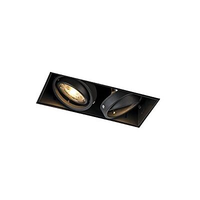 QAZQA QAZQA - Moderner Schwarzer Verstellbarer Einbaulicht QAZQA QAZQA - Moderner Schwarzer Verstellbarer Einbaulicht