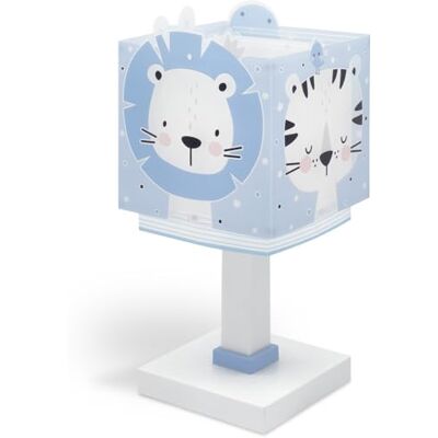 Dalber Kinder Tischlampe Baby Jungle Blau Dschungeltiere 63111NT G4 LED Dalber Kinder Tischlampe Baby Jungle Blau Dschungeltiere 63111NT G4 LED