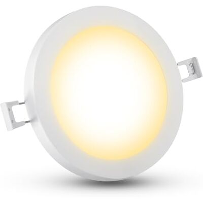 SSC-LUXon VORALO 2 in 1 Aufbaustrahler & Einbauspot weiß flach rund 4W downlight warmweiß 2700K IP20 für Innenräume 230V SSC-LUXon VORALO 2 in 1 Aufbaustrahler & Einbauspot weiß flach rund 4W downlight warmweiß 2700K IP20 für Innenräume 230V