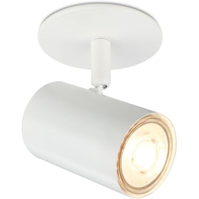 BRILONER LED Aufbauspot, GU10, Schwenkbar, IP20, Einbaumaß 68mm, Weiß Spotleuchte, Deckenstrahler, Wohnzimmerlampe, Spot, Deckenspots, Einbauleuchten, Einbauspots, Deckenlampe, 85mm, Rund BRILONER LED Aufbauspot, GU10, Schwenkbar, IP20, Einbaumaß 68mm, Weiß Spotleuchte, Deckenstrahler, Wohnzimmerlampe, Spot, Deckenspots, Einbauleuchten, Einbauspots, Deckenlampe, 85mm, Rund