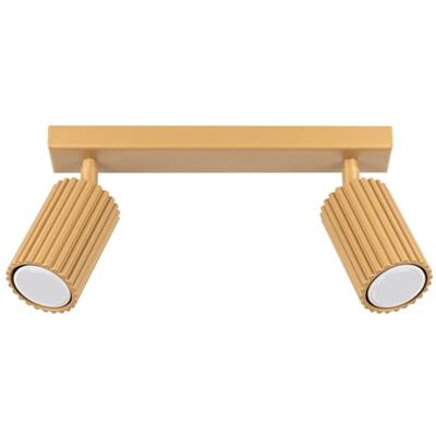 Sollux Lighting Karbon Doppel-Deckenleuchte - Deckenlampe Sollux Lighting Karbon Doppel-Deckenleuchte - Deckenlampe
