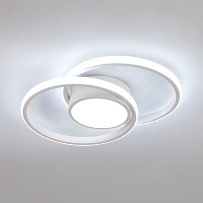 Comely LED Deckenlampe, 42W 4800LM LED Deckenleuchte Modern Runden Lampe für Schlafzimmer Badezimmer Küche Balkon, Dia 40cm, 6500K kaltes weißes Licht, Blanco Comely LED Deckenlampe, 42W 4800LM LED Deckenleuchte Modern Runden Lampe für Schlafzimmer Badezimmer Küche Balkon, Dia 40cm, 6500K kaltes weißes Licht, Blanco