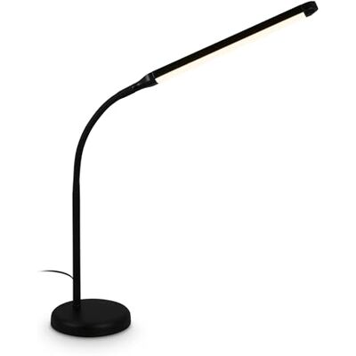 BRILONER LED Schreibtischlampe mit Touch, dimmbar, schwenkbar, warmweiß, Tischlampe, Lampe, Nachttischlampe, Tischleuchte, Deko, Bürolampe, Leselampe Bett, Leselicht, 13x72,5 cm, Schwarz BRILONER LED Schreibtischlampe mit Touch, dimmbar, schwenkbar, warmweiß, Tischlampe, Lampe, Nachttischlampe, Tischleuchte, Deko, Bürolampe, Leselampe Bett, Leselicht, 13x72,5 cm, Schwarz