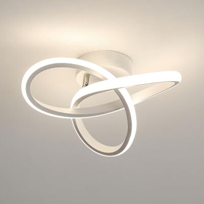 Goeco LED Deckenleuchte, Modern LED Deckenlampe 22W 2500LM, Weiß Kleeblattförmige Deckenleuchtung Kronleuchter für Schlafzimmer Wohnzimmer Flur, Neutrales Licht 4500K Goeco LED Deckenleuchte, Modern LED Deckenlampe 22W 2500LM, Weiß Kleeblattförmige Deckenleuchtung Kronleuchter für Schlafzimmer Wohnzimmer Flur, Neutrales Licht 4500K