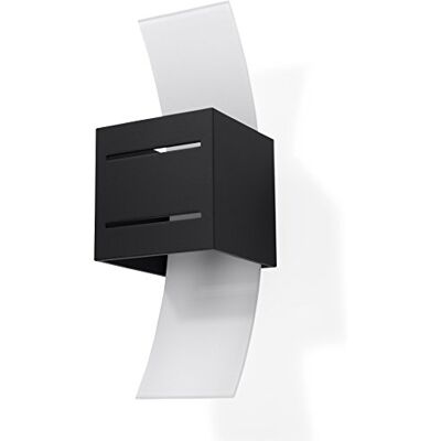 SOLLUX lighting MIALUX Neco Wandlampe Wandleuchte Innen Schwarz Rechteckig 1 x G9 bis max. 40W 230V IP20 Wohnzimmer Schlafzimmer Treppenhaus Flur Energieklasse A++ SOLLUX lighting MIALUX Neco Wandlampe Wandleuchte Innen Schwarz Rechteckig 1 x G9 bis max. 40W 230V IP20 Wohnzimmer Schlafzimmer Treppenhaus Flur Energieklasse A++