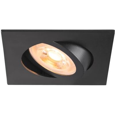 SLV NEW TRIA® 68, Deckeneinbauleuchte, quadratisch, max. 10W GU10, schwarz SLV NEW TRIA® 68, Deckeneinbauleuchte, quadratisch, max. 10W GU10, schwarz