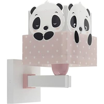 Dalber kinder Wandlampe, Kinderlampe Wandleuchte kinderzimmer Wolken tiere Pandabär Panda Rosa, 63169S, E27 Dalber kinder Wandlampe, Kinderlampe Wandleuchte kinderzimmer Wolken tiere Pandabär Panda Rosa, 63169S, E27