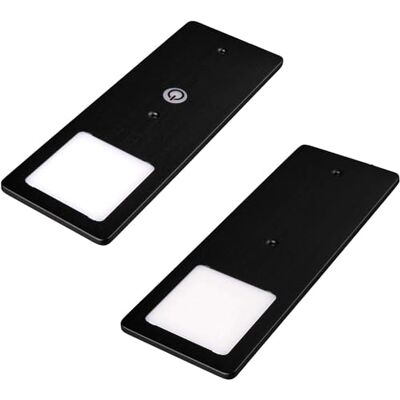 kalb Material für Möbel kalb LED Unterbauleuchten schwarz 5W- sehr flache Küchenleuchte mit Touch-Dimmfunktion Einbaustrahler Einbauspot, Auswahl:2er Set warmweiss kalb Material für Möbel kalb LED Unterbauleuchten schwarz 5W- sehr flache Küchenleuchte mit Touch-Dimmfunktion Einbaustrahler Einbauspot, Auswahl:2er Set warmweiss