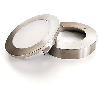 kalb Material für Möbel kalb LED Einbauspot Unterbauspot 6,3cm ∅ Einbaustrahler für Möbel inkl. Aufsatzring, Edelstahl gebürstet, 12VDC, 3Watt warmweiß kalb Material für Möbel kalb LED Einbauspot Unterbauspot 6,3cm ∅ Einbaustrahler für Möbel inkl. Aufsatzring, Edelstahl gebürstet, 12VDC, 3Watt warmweiß