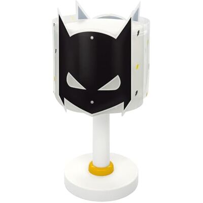 Dalber Kinder Tischlampe Nachttischlampe Nachtlicht Dark Hero Superheld, 61801N, G4-4W LED Glühbirne enthalten, Schwarz Dalber Kinder Tischlampe Nachttischlampe Nachtlicht Dark Hero Superheld, 61801N, G4-4W LED Glühbirne enthalten, Schwarz