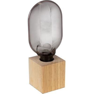 Osram Tischleuchte, Wood decor, 4 W, 110 lm, 1800 K, E27 Sockel, 330 ° Abstrahlwinkel, 24,5 cm Höhe, 25.000 h Lebensdauer, IP20, mit Ein-/Ausschalter Osram Tischleuchte, Wood decor, 4 W, 110 lm, 1800 K, E27 Sockel, 330 ° Abstrahlwinkel, 24,5 cm Höhe, 25.000 h Lebensdauer, IP20, mit Ein-/Ausschalter