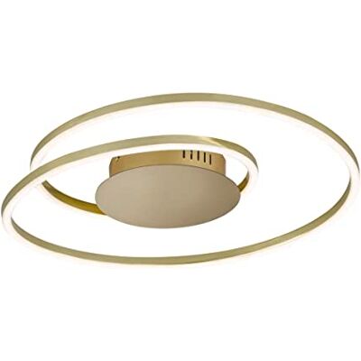 Fischer & Honsel Deckenleuchte, Holy messingfarben matt weiß matt D: 49,00 cm Ausl. Decke: 7,50 cm Fernbedienung Stufenlos dimmbar CCT Stufenlos 1x LED 33,0 Watt 2700/6500 3900 lm EEG: 21297 Fischer & Honsel Deckenleuchte, Holy messingfarben matt weiß matt D: 49,00 cm Ausl. Decke: 7,50 cm Fernbedienung Stufenlos dimmbar CCT Stufenlos 1x LED 33,0 Watt 2700/6500 3900 lm EEG: 21297