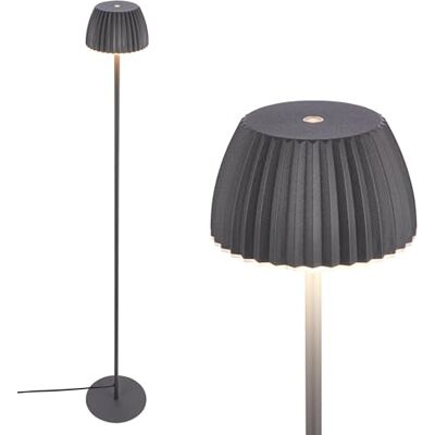 BRILONER LED Stehlampe mit Touch, dimmbar, Lichtkante, warmweiß, Leselampe, Wohnzimmerlampe, Schlafzimmer Deko, Deckenfluter, Standleuchte, Stehleuchte, 19x124 cm, Anthrazit BRILONER LED Stehlampe mit Touch, dimmbar, Lichtkante, warmweiß, Leselampe, Wohnzimmerlampe, Schlafzimmer Deko, Deckenfluter, Standleuchte, Stehleuchte, 19x124 cm, Anthrazit