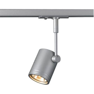 SLV 1-Phasen-Strahler BIMA I Dreh- und schwenkbar, LED Spot, Deckenleuchte, Schienen-System, Schienenstrahler, Innenbeleuchtung, max. 50W 1P-Lampe GU10 QPAR51, alu-silber SLV 1-Phasen-Strahler BIMA I Dreh- und schwenkbar, LED Spot, Deckenleuchte, Schienen-System, Schienenstrahler, Innenbeleuchtung, max. 50W 1P-Lampe GU10 QPAR51, alu-silber
