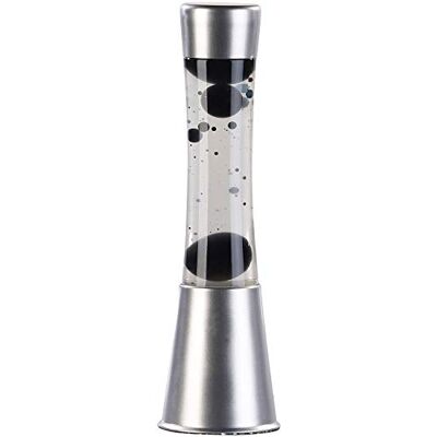 Lunartec Lavaleuchte: Lavalampe, klare Flüssigkeit, schwarzes Wachs, Glas, Alu, kindersicher (Lava-Lampen, Magma-Lampen, Stress) Lunartec Lavaleuchte: Lavalampe, klare Flüssigkeit, schwarzes Wachs, Glas, Alu, kindersicher (Lava-Lampen, Magma-Lampen, Stress)