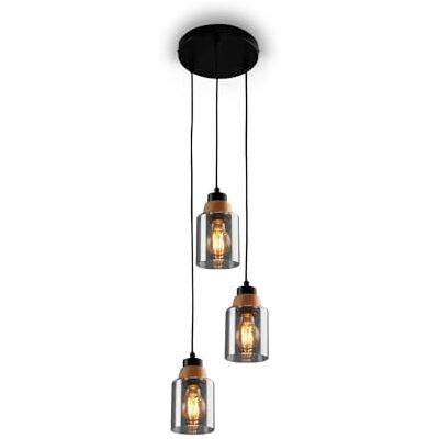 Höffner Pendelleuchte - 120cm Höhe, Braun, Hochwertige Materialien - Pendelleuchte Höffner Pendelleuchte - 120cm Höhe, Braun, Hochwertige Materialien - Pendelleuchte