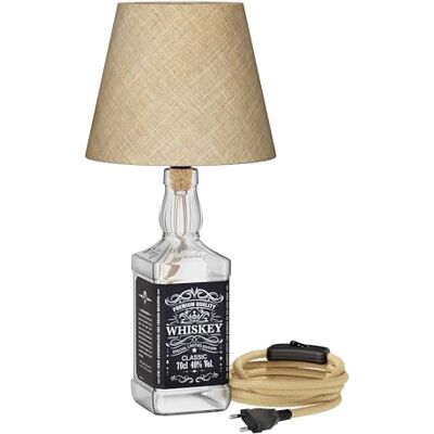 ledscom.de Tischlampe FLAKO, Hanfkabel, Lampenschirm natur-beige, inkl. E27 Lampe, smart (warmweiß kaltweiß, 7 W, 1005lm) ohne Flasche ledscom.de Tischlampe FLAKO, Hanfkabel, Lampenschirm natur-beige, inkl. E27 Lampe, smart (warmweiß kaltweiß, 7 W, 1005lm) ohne Flasche