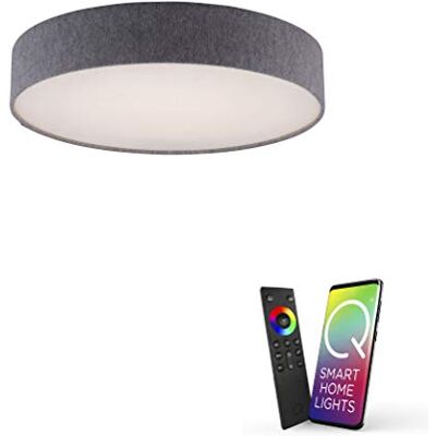 Paul Neuhaus , Q-Kiara, LED Deckenleuchte, Ø58cm, Smart Home, steuerbar via App, kompatibel mit Alexa, dimmbar mit Fernbedienung, Farbtemperatursteuerung Paul Neuhaus , Q-Kiara, LED Deckenleuchte, Ø58cm, Smart Home, steuerbar via App, kompatibel mit Alexa, dimmbar mit Fernbedienung, Farbtemperatursteuerung