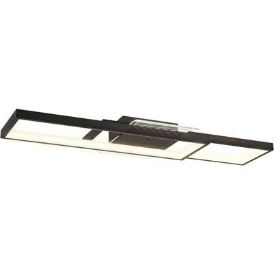 HOMCOM Deckenleuchte LED 43W 4600LM 3000-6000K Dimmbare Deckenlampe Flach, Wohnzimmerlampe, mit Fernbedienung, Wandschalter, Küchenlampe, für Wohnzimmer Schlafzimmer Flur HOMCOM Deckenleuchte LED 43W 4600LM 3000-6000K Dimmbare Deckenlampe Flach, Wohnzimmerlampe, mit Fernbedienung, Wandschalter, Küchenlampe, für Wohnzimmer Schlafzimmer Flur