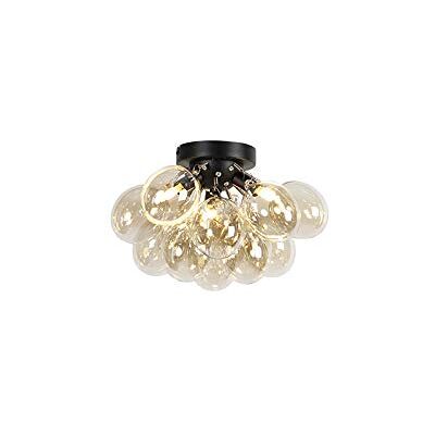 Qazqa Design Deckenleuchte, Deckenlampe Uvas Gold, 3-flammig, 30cm, Ideal als Flur, Schlafzimmerlampe und Wohnzimmerlampe Qazqa Design Deckenleuchte, Deckenlampe Uvas Gold, 3-flammig, 30cm, Ideal als Flur, Schlafzimmerlampe und Wohnzimmerlampe