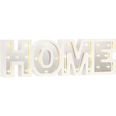 Lunartec Beleuchteter Schriftzug: LED-Schriftzug Home aus Holz & Spiegeln mit Timer & Batteriebetrieb (Holzdeko, Beleuchteter Wand, 3D) Lunartec Beleuchteter Schriftzug: LED-Schriftzug Home aus Holz & Spiegeln mit Timer & Batteriebetrieb (Holzdeko, Beleuchteter Wand, 3D)