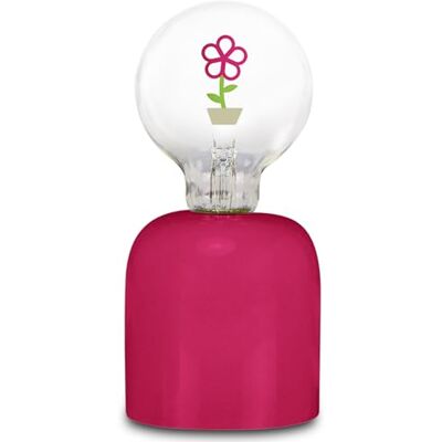 Cartomania Feel at Home Schreibtischlampe, Fuchsia, Keramik, sanftes Licht, einfach anzuschalten, AA-Batterie im Lieferumfang enthalten, für Kinder und Jugendliche, Geschenkidee Cartomania Feel at Home Schreibtischlampe, Fuchsia, Keramik, sanftes Licht, einfach anzuschalten, AA-Batterie im Lieferumfang enthalten, für Kinder und Jugendliche, Geschenkidee