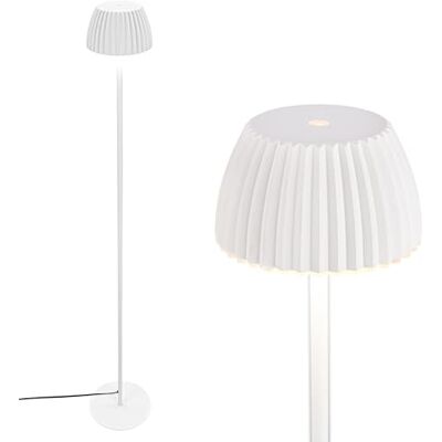 BRILONER LED Stehlampe mit Touch, dimmbar, Lichtkante, warmweißes Licht, Leselampe, Wohnzimmerlampe, Schlafzimmer Deko, Deckenfluter, Standleuchte, Stehleuchte, 19x124 cm, Altweiß BRILONER LED Stehlampe mit Touch, dimmbar, Lichtkante, warmweißes Licht, Leselampe, Wohnzimmerlampe, Schlafzimmer Deko, Deckenfluter, Standleuchte, Stehleuchte, 19x124 cm, Altweiß