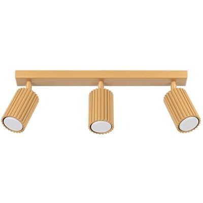 Sollux Lighting Karbon Minimalist Spotlight Bar 3 Light Gold - Spotlichtstange Sollux Lighting Karbon Minimalist Spotlight Bar 3 Light Gold - Spotlichtstange
