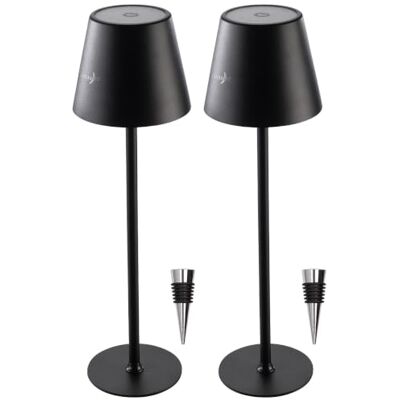 Lunartec Camping-Lampen: 2er-Set 2in1-LED-Tischleuchten und -Flaschenaufsätze, RGBW, Akku, IP44 (Flaschenverschluss Lampe, RGBW LED Licht) Lunartec Camping-Lampen: 2er-Set 2in1-LED-Tischleuchten und -Flaschenaufsätze, RGBW, Akku, IP44 (Flaschenverschluss Lampe, RGBW LED Licht)
