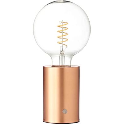 Northpoint LED Akku Tischlampe Edison Style Glühbirne mit Glühdraht bis zu 96 Stunden Laufzeit 2000mAh Touch Dimmer Ambientelicht Tischleuchte Roségold klares Glas Northpoint LED Akku Tischlampe Edison Style Glühbirne mit Glühdraht bis zu 96 Stunden Laufzeit 2000mAh Touch Dimmer Ambientelicht Tischleuchte Roségold klares Glas