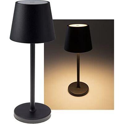 ChiliTec Tischleuchte Akku Dimmbar 30cm USB aufladbar Led Tischlampe Innen Aussen IP44 Licht Warmweiß Touch Schalter Schwarz ChiliTec Tischleuchte Akku Dimmbar 30cm USB aufladbar Led Tischlampe Innen Aussen IP44 Licht Warmweiß Touch Schalter Schwarz