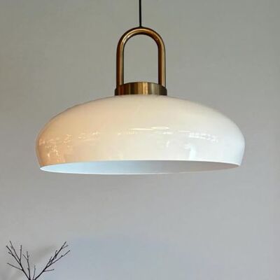 bamyum Androa-Lock Hängelampe Esstisch Weiß Metall Ø40 cm, Deckenlampe Weiß, Pendelleuchte Esstisch Vintage Deckenleuchte Küchenlampe Hängend Vintage, Lampenschirm Hängelampe Wohnzimmer bamyum Androa-Lock Hängelampe Esstisch Weiß Metall Ø40 cm, Deckenlampe Weiß, Pendelleuchte Esstisch Vintage Deckenleuchte Küchenlampe Hängend Vintage, Lampenschirm Hängelampe Wohnzimmer