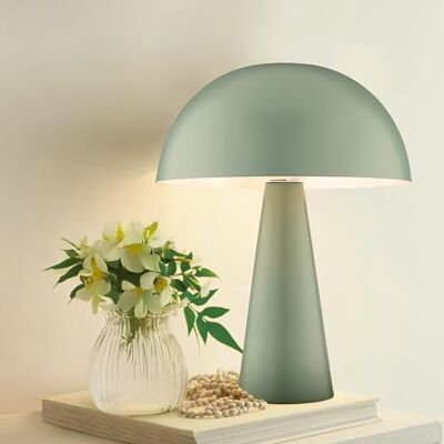 Lightbox Pilz-Tischlampe Ø 25 cm, grün, E14 Lampe Mushroom-Design-Leuchte fürs Wohnzimmer, Schlafzimmer und Flur, moderne Lightbox Pilz-Tischlampe Ø 25 cm, grün, E14 Lampe Mushroom-Design-Leuchte fürs Wohnzimmer, Schlafzimmer und Flur, moderne