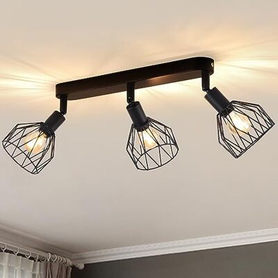 Anwio Deckenstrahler - 3 Drehbare LED-Leuchten, Modernes Blumendesign Anwio Deckenstrahler - 3 Drehbare LED-Leuchten, Modernes Blumendesign