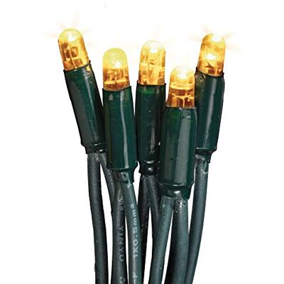 hellum System Profi LED Lichterkette außen erweiterbar, exkl. Stecker Lichterkette außen 80 LED warmweiß ohne Zuleitung, beleuchtet 7,90m, Kabel grün, für Weihnachten, Party, Garten <59lm 555035 hellum System Profi LED Lichterkette außen erweiterbar, exkl. Stecker Lichterkette außen 80 LED warmweiß ohne Zuleitung, beleuchtet 7,90m, Kabel grün, für Weihnachten, Party, Garten <59lm 555035