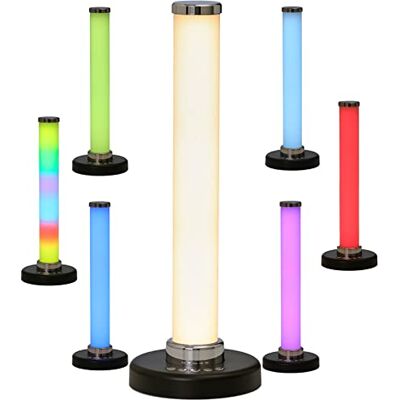 Northpoint LED Tischlampe Tischleuchte Lavalampe mit Farbwechselfunktion RGB & Warmweiß Wiederaufladbar Regenbogen-Effekt mit integriertem Akku (Schwarz) Northpoint LED Tischlampe Tischleuchte Lavalampe mit Farbwechselfunktion RGB & Warmweiß Wiederaufladbar Regenbogen-Effekt mit integriertem Akku (Schwarz)