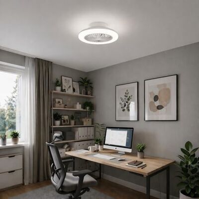 Lightbox LED Deckenleuchte mit Ventilator, Ø 42 cm, 2700 Lumen, 2700-6500 LED Deckenleuchte mit Ventilator, Ø 42 cm, 2700 Lumen, 2700-6500 Kelvin einstellbar, dimmbar, mit Fernbedienung, Nachtlicht, Lightbox LED Deckenleuchte mit Ventilator, Ø 42 cm, 2700 Lumen, 2700-6500 LED Deckenleuchte mit Ventilator, Ø 42 cm, 2700 Lumen, 2700-6500 Kelvin einstellbar, dimmbar, mit Fernbedienung, Nachtlicht,
