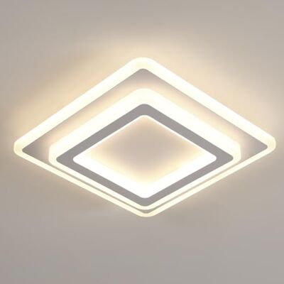Goeco LED Deckenleuchte Quadratisch 44W 4950LM 4500K 30CM, Weiß Goeco LED Deckenleuchte Quadratisch 44W 4950LM 4500K 30CM, Weiß