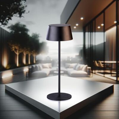 Lunartec Akku Tischleuchte: LED-Solar-Tischleuchte, 150 Lumen, 1.200 mAh, dimmbar, USB (LED Tischlampe Akku, USB Lampen, Garten) Lunartec Akku Tischleuchte: LED-Solar-Tischleuchte, 150 Lumen, 1.200 mAh, dimmbar, USB (LED Tischlampe Akku, USB Lampen, Garten)