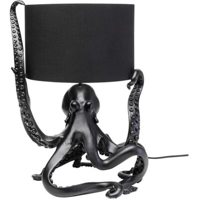 Kare Design Tischleuchte Octopus, Schwarz, 47x37x37 cm, Tischlampe, Oktopus Motiv, Nachttischlampe, Leuchtmittel nicht inklusive, Wohnzimmer Kare Design Tischleuchte Octopus, Schwarz, 47x37x37 cm, Tischlampe, Oktopus Motiv, Nachttischlampe, Leuchtmittel nicht inklusive, Wohnzimmer