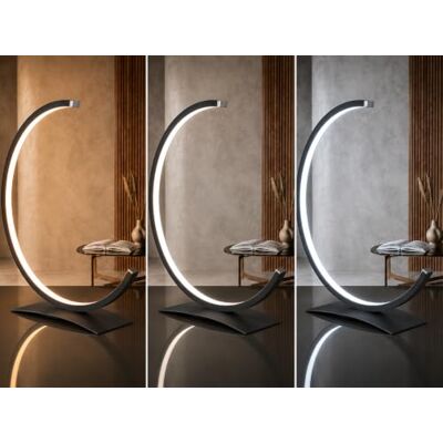 Trango 2019-03A *MOONLIGHT* stufenlos dimmbar & CCT Lichtfarbe Steuerung 3000K-4500K-6500K LED-Lichtleiste inkl. 1x 12.5 Watt LED Modul, Tischlampe in Anthrazit schwarz, Tischleuchte, Nachttischlampe Trango 2019-03A *MOONLIGHT* stufenlos dimmbar & CCT Lichtfarbe Steuerung 3000K-4500K-6500K LED-Lichtleiste inkl. 1x 12.5 Watt LED Modul, Tischlampe in Anthrazit schwarz, Tischleuchte, Nachttischlampe